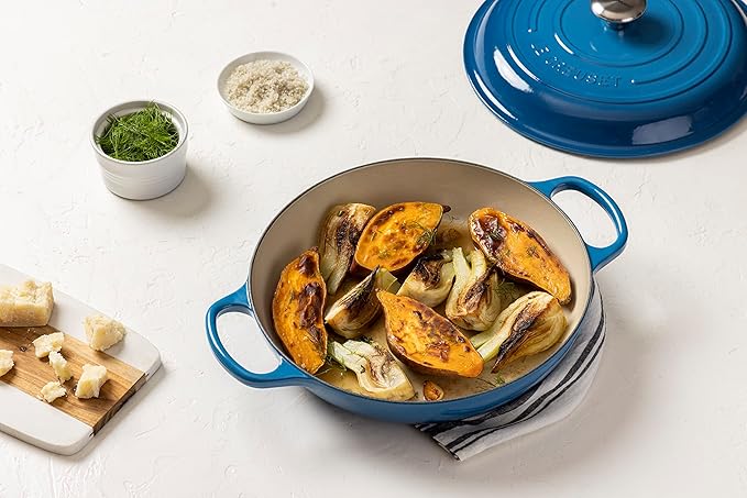 Le Creuset Enameled Cast Iron Signature Braiser, 5 qt., Marseille