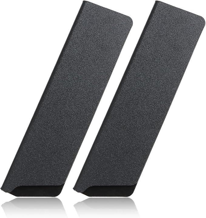 KAKUPPA 2 Pcs 6" Knife Sheath and Guard Cover, Protective Chef Knife Blade Cover for Kitchen Storage and Travel, Black ABS Plastic Waterproof Knife Edge Protector