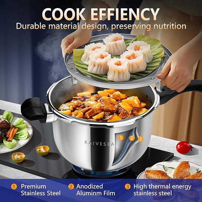 Pressure Cooker Stainless Steel ollas de presión para cocinar stovetop small pressure cookers 3qt olla de presion rice cooker mini pressure cookers