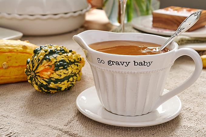 GRAVY BOAT SET