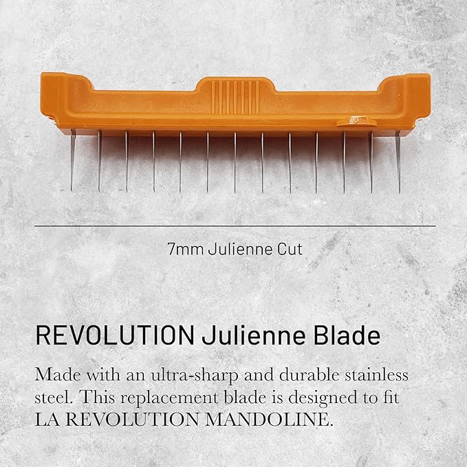 de Buyer REVOLUTION Julienne Blade - 7 mm - Ultra-Sharp Stainless Steel Replacement Blade - Designed for LA MANDOLINE REVOLUTION - Made in France