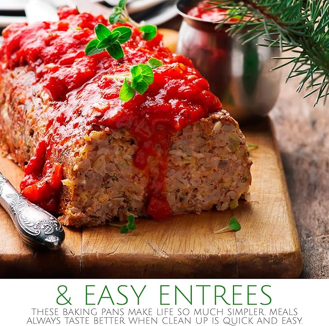 PLASTICPRO [1 Lb 100 Pack Disposable Loaf Pans Aluminum Tin Foil Meal Prep Bakeware - Cookware Perfect for Baking Cakes, Bread, Meatloaf, Lasagna 1 Pound 6'' X 3.75'' X 2''