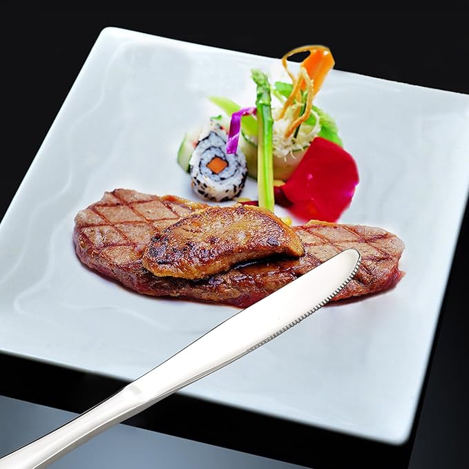16-Piece Stainless Steel Dinner Knives Set