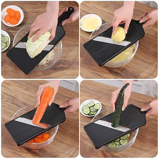 Generic Cabbage Slicer,Large Cabbage SlicerFluffy Shop Finish,for Ultra-Thin Julienne in Time,Adjustable Mandoline Food Slicer for Kitchen Wide with Safety Holder (Big), Yeuiba06