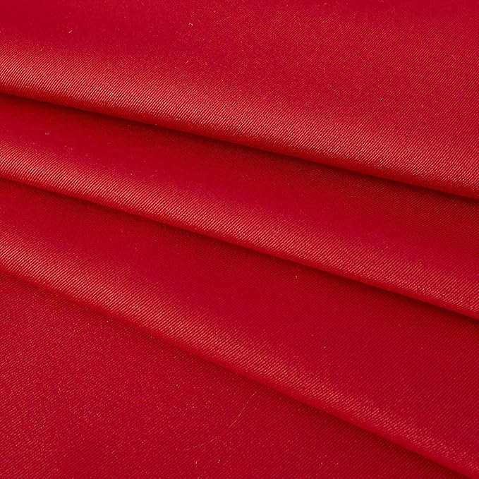 Obstal 210GSM Square Red Tablecloth, Christmas Decorations Table Cloth Waterproof, Table Cover Protector for Holiday Party Use (Rio Red,54 x 54 Inch)