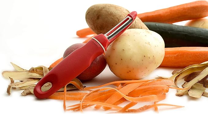 NORPRO Grip-Ez Peeler Red, 1 EA (110R)