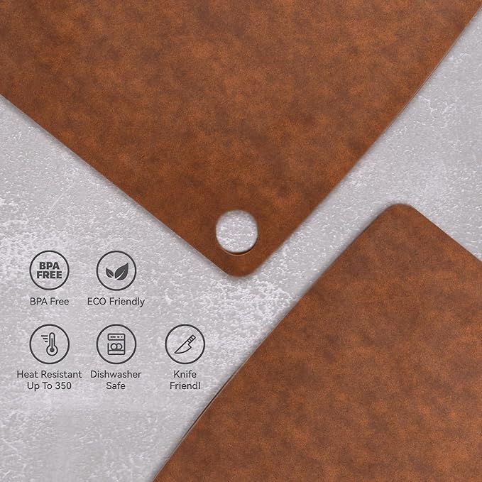 Cutting Board,14.4 x 10.8 inches, Brown