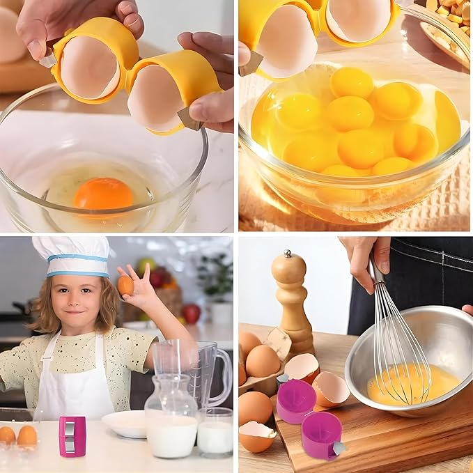 Precision Eggshell Opener– Stainless Steel Soft & Hard Boiled Egg Cutter, Heavy-Duty Shell Cracker for Clean, Perfect Cuts –Easy Breakfast Tool for Home, Chefs & Restaurants –No Mess, No Shell Pieces