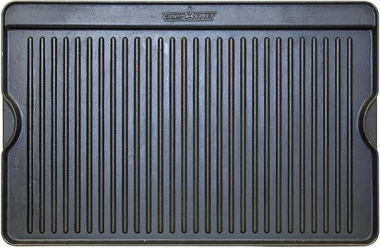 Camp Chef Reversible Pre-seasoned Cast Iron Griddle, Cooking Surface 16" x 24"