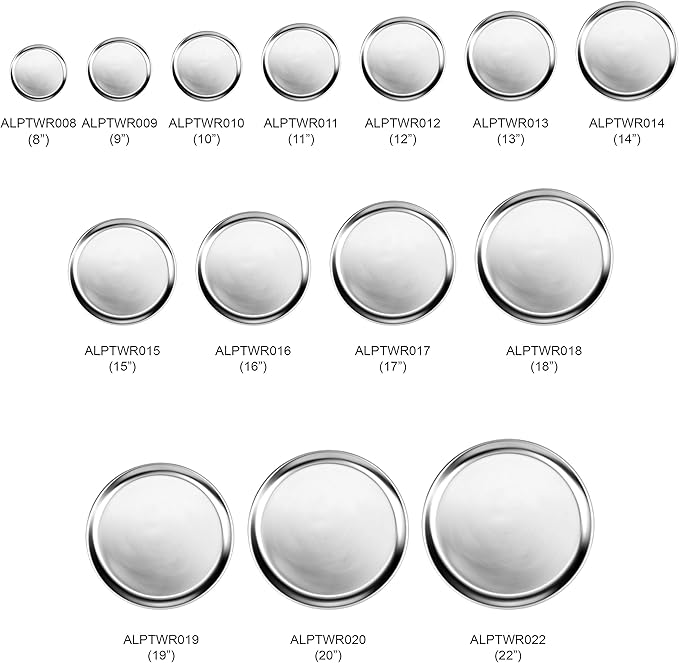 Thunder Group Wide Rim Pizza Tray, 10 Inch
