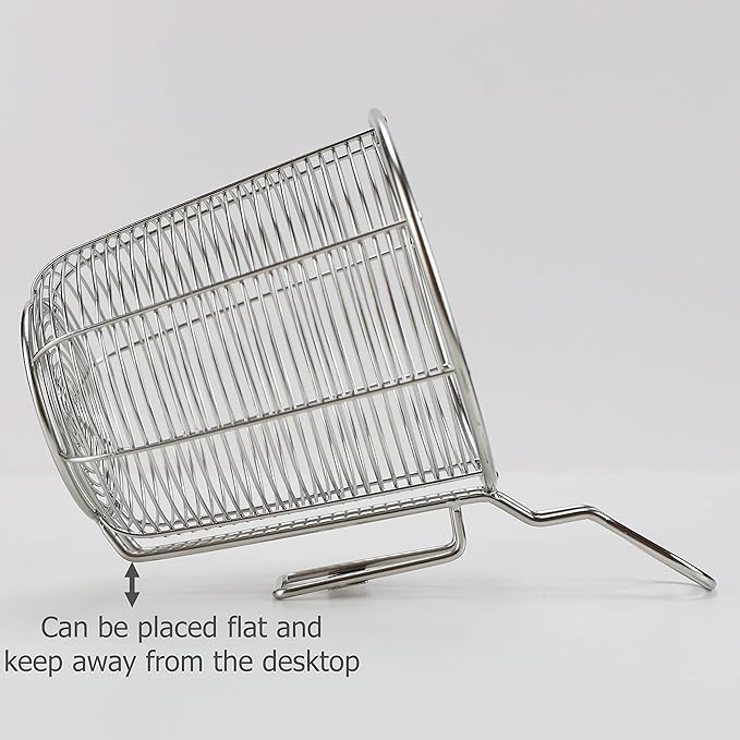 EIKS Spider Strainer Stainless Steel Wire Deep Basket for Hot Pot Cooking Spaghetti Pasta Noodles Dumpling - Rinsing, Straining, Draining Application