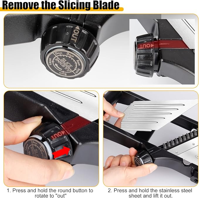Mandoline Food slicer for kitchen, Adjustable Stainless Steel Mandoline Vegetable slicer, Food slicer Onion Potato Chip French Fry, 7 in-1 Adjustable Blade, Including 1 Pair of Gloves