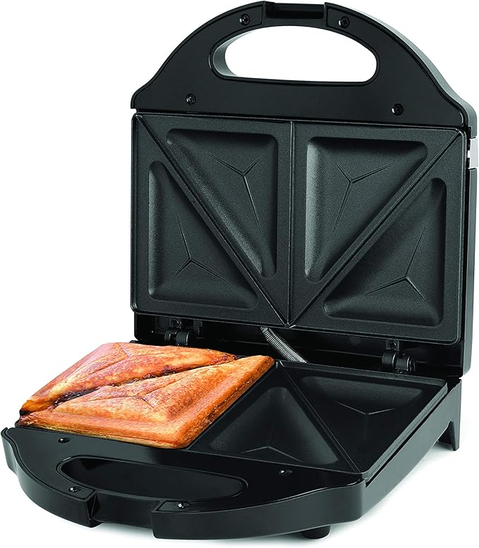 Salton SM1068BK Pocket, Black Sandwich Maker