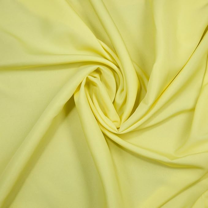 Gee Di Moda Round Tablecloth - 108 Inch Yellow Round Table Cloth for 48 to 72 Inch Round Tables - Heavy Duty Washable Fabric - for Buffet Table, Holiday Party, Dinner, Wedding & Baby Shower
