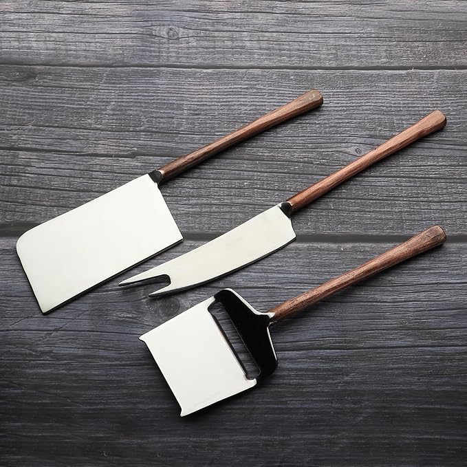 INOX artisans Medicki Cheese Knife 3 Pc. Set