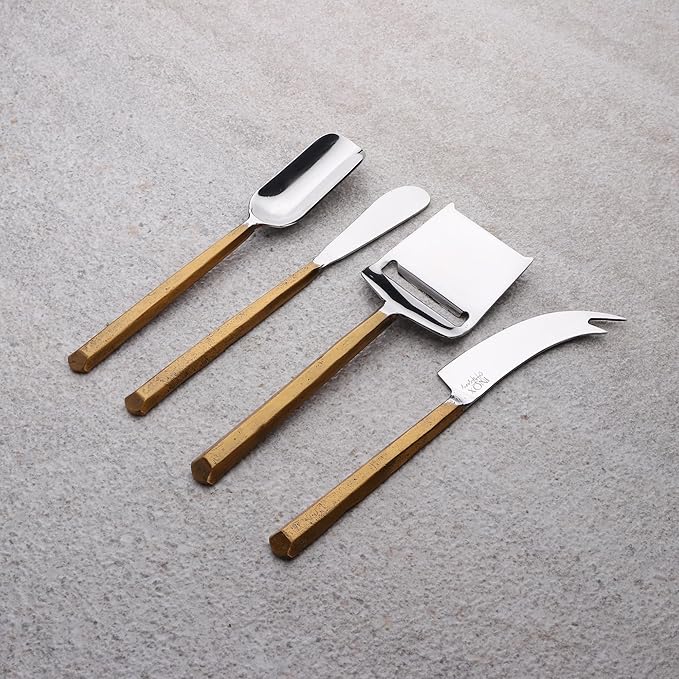 INOX artisans Plateau Cheese Tools 4 Pc. Set