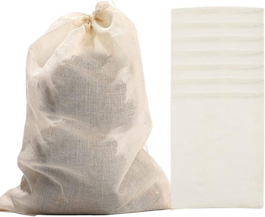 GOOTRADES 12 Pack Reusable Soup Bags,Kitchen Food Strainer Spice Filter Bag,10x8 inch