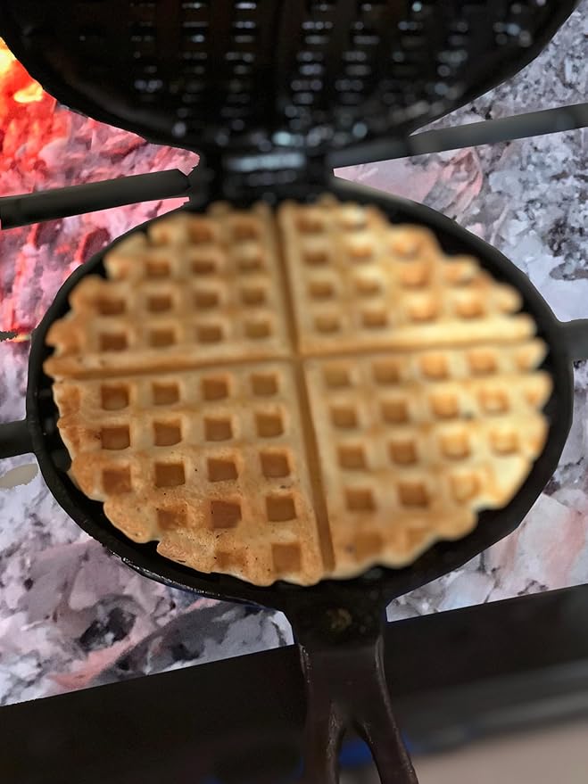 Rome's #1100 Old Fashioned Waffle Iron, Cast Iron