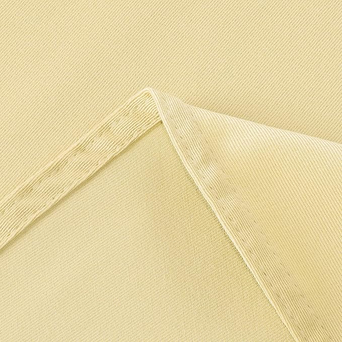 Obstal 210GSM Rectangle Table Cloth - Heavy Duty Water Proof Microfiber Tablecloth, Decorative Fabric Table Cover for Outdoor and Indoor Use (Champagne,54 x 54 Inch)