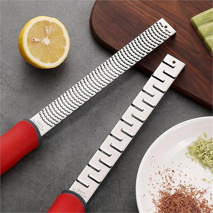 2Pcs Cheese Lemon Zester Kitchen Grater Slicer Chocolate Ginger Spice Citrus Home Cooking Utensils
