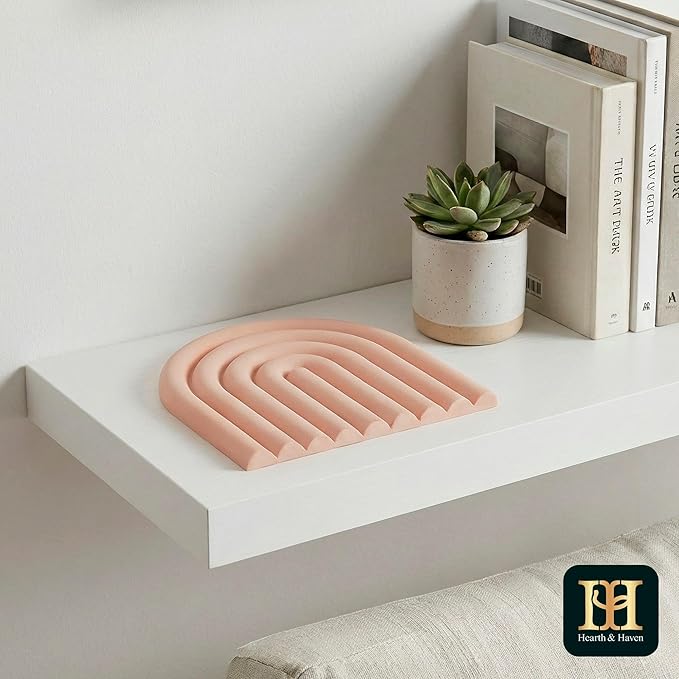 Silicone Trivets for Hot Dishes, Heat-Resistant, Non-Slip Pot Holders for Kitchen & Coasters Durable Hot Pads for Pots, Pans, Baking Dishes & Kitchen Appliances Set of 2 Lotus Pink