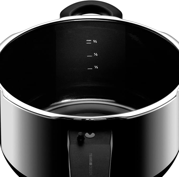 Silit "Sicomatic - T-Plus Duo Pressure Cooker, Black, 3/4.5 Litre