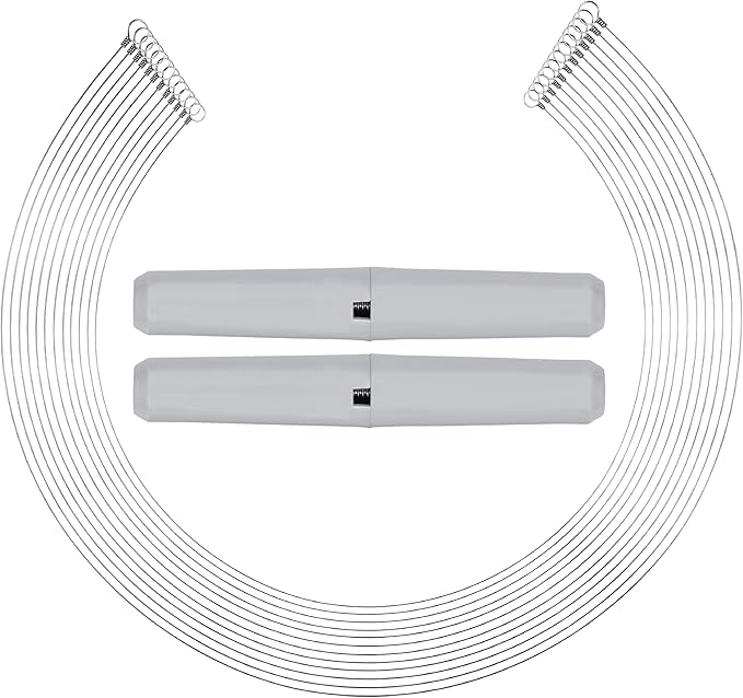 ANDUSTRIAL Stainless Steel Cheese Cutting Replacement Wires For Soft and Hard Cheese - Easy to Use and Clean - 12 Wires 36" + 1 Pair Egronomic Plastic Handle