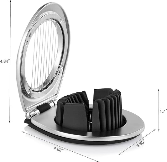 New Star Foodservice 42634 Heavy Duty Egg Slicer with 3 Slicing Styles (Hand Wash Only)