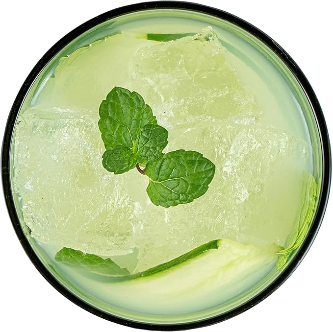 Restaurantware-Vetri 10 Ounce Old Fashioned Glasses, 6 Dishwashable Whiskey Glasses - No-Lead, Durable, Green Glass Tumblers For Scotch, For Drinking Liquor, Cocktail, Bourbon, Cognac, And More