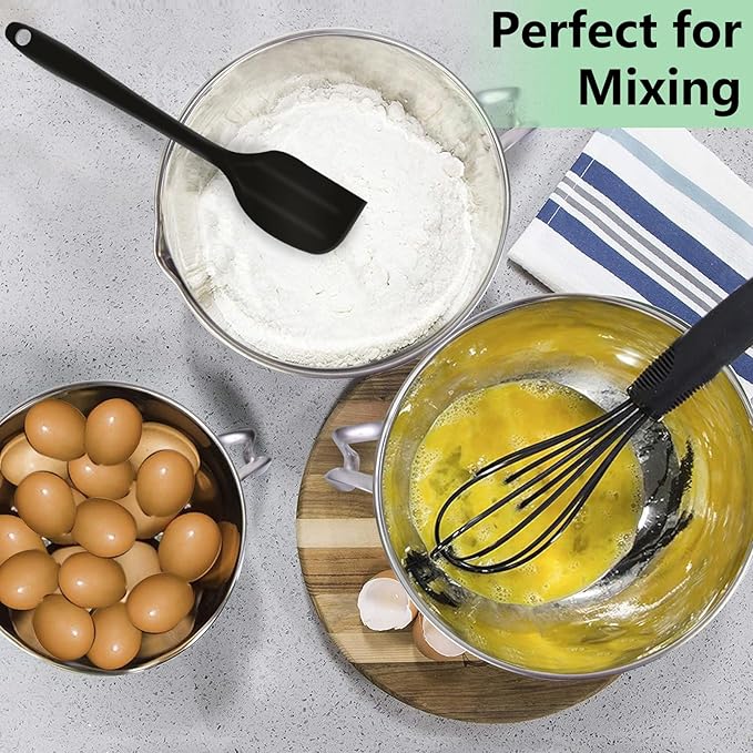 Large Double Boiler Pot Set,3500ML/3.1QT Mixing Bowl for Chocolate Melting, 5000ML/ 4.5QT 304 Stainless Steel Pot With Silicone Spatula for Melting Chocolate, Candy, Candle, Soap, Wax