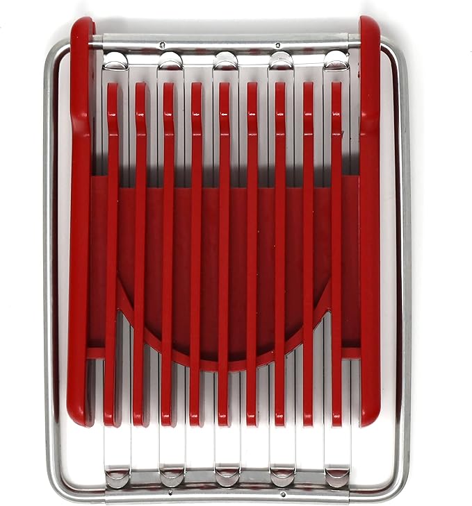 Norpro Dual Sided Flip N'Slice Slicer, Red, 4.25" x 3.25" x .88"