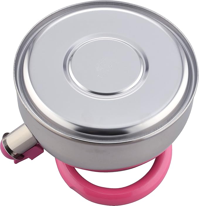 Wahei Freiz CR-5286 Kettle, Hot Water Candy, 0.7 gal (2.5 L), Pink, Whistling Type, Induction Compatible,