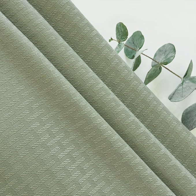 maxmill Square Tablecloth Weaved Texture Stain Resistant Waterproof Wrinkle Free Washable Soft Table Cloth, Decorative Fabric Table Cover for Dining Room Dinner Parties, 52 x 52 Inch, Sage Green