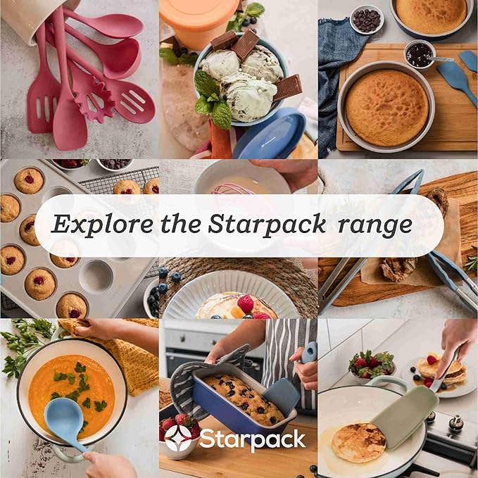 StarPack ‘Bakers Gonna Bake’ 12-Hole Stainless Steel Muffin Pan - High Performance Nonstick, Heavy-Duty Cupcake Pans for Baking - Versatile Cupcake Pan with Up to 450°F Heat-Resistance