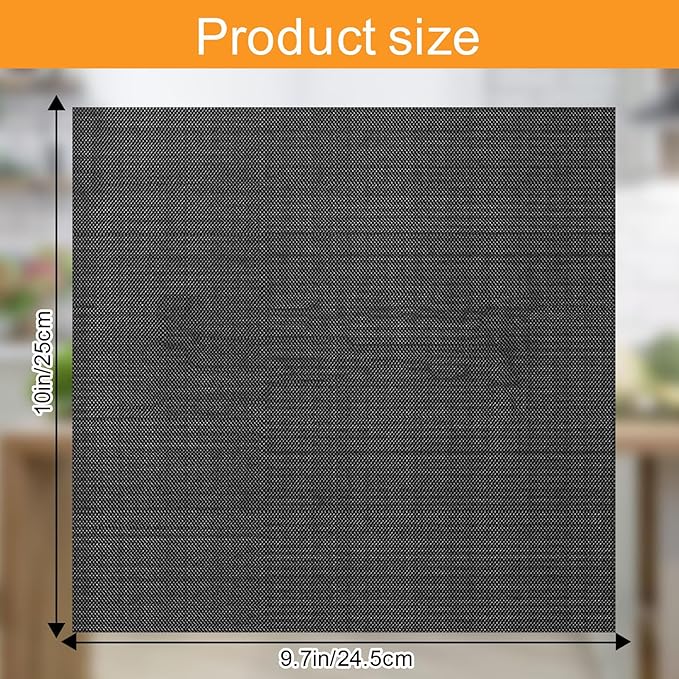 GWYSY Oven Liners for Bottom of Oven, 10"x9.7" Reusable Non-Stick Heat Resistant Toaster Liners Toaster Mat for Chefman TurboTouch Easy View 8 QT Air Fryer, 4 Pack