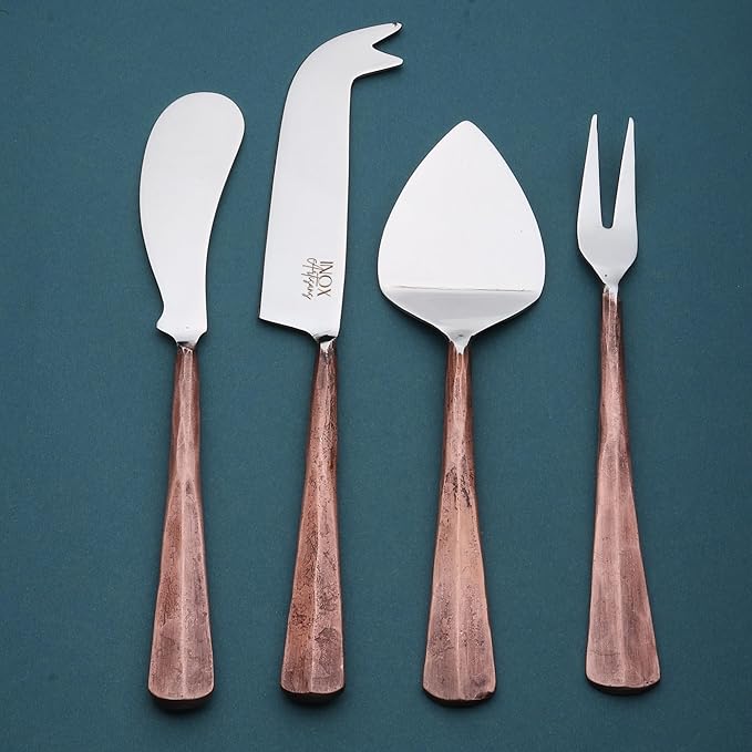 INOX artisans Ridge Cheese Accessories 4 Pc. Set