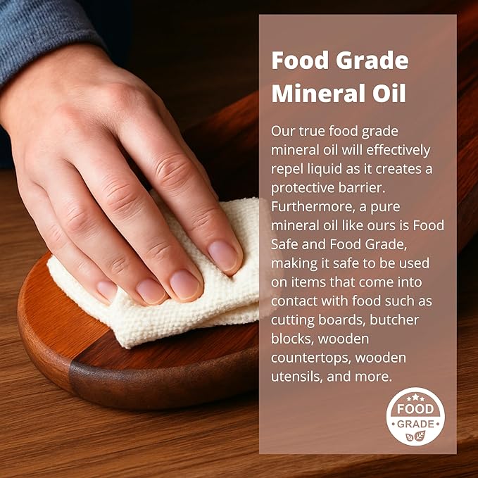 Specialist Cutting Board Finishing Kit by the Block & Board Company | Food Grade Finishing Oil & Wax | Seals & Protects Wood, Butcher Block, Countertop & Utensils | 2 Piece Set