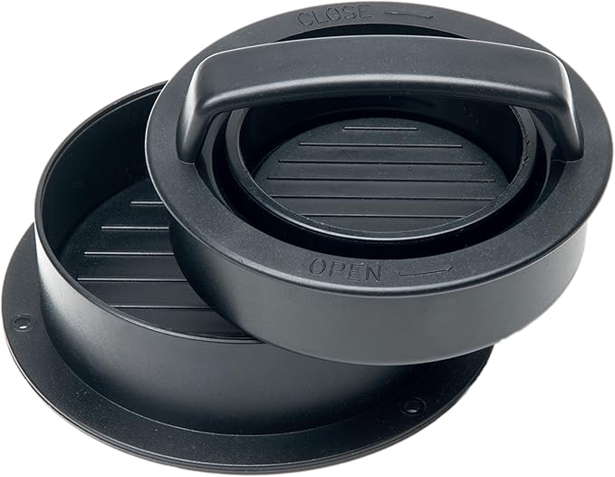 Stuffed Burger Press Kit, 3 in 1 Heavy Duty Non-Stick Patty Molds, Easily Make the Perfect Burger, Stuffed Burger or Sliders