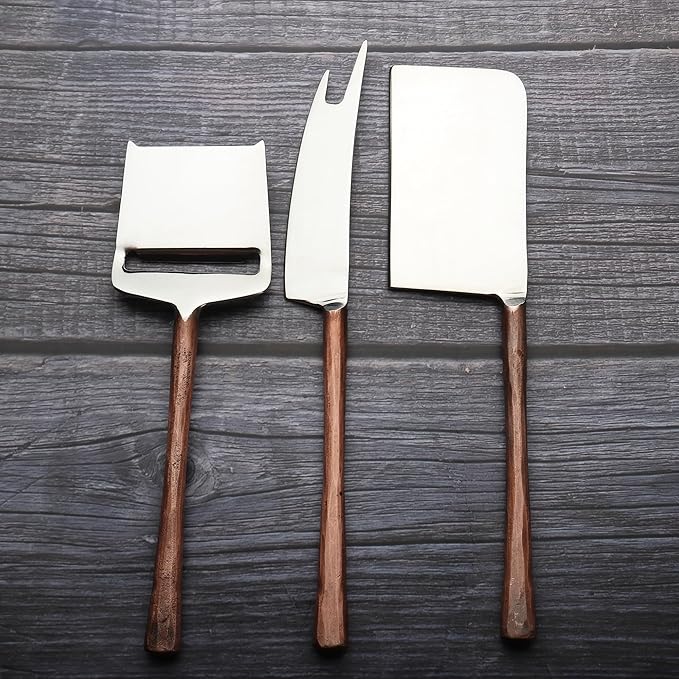 INOX artisans Medicki Cheese Knife 3 Pc. Set