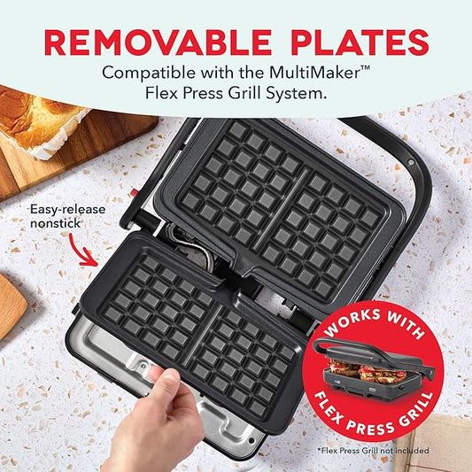 Double Waffle 2-Plate Pack for MultiMaker® Flex Press Grill System