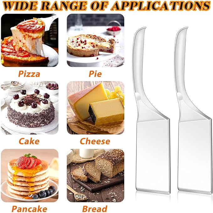Patelai 20pack Disposable Plastic Serving Spatula Heavy Duty Spatula for Serving, Cutting, and Slicing Pizza, Pastry, and Desserts