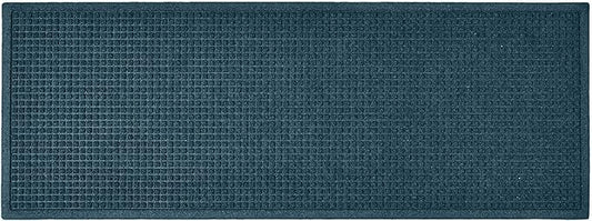Hudson Exchange (22"x60", Navy) Waterhog Fashion Runner Floor Mat