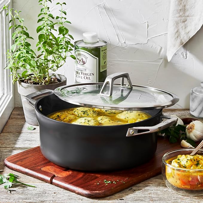 ZWILLING Motion Hard Anodized 5-qt Aluminum Nonstick Dutch Oven