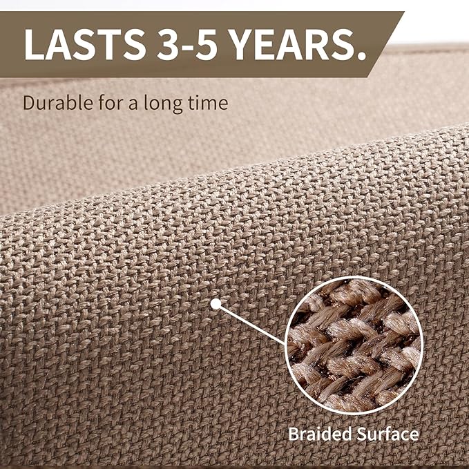 Kitchen Rugs and Mats Non Slip Washable, Absorbent Runner Rugs for Kitchen, Front of Sink, Kitchen Mats for Floor，Easy to Clean and Maintain Kitchen Floor mat(Brown, 17"x30")
