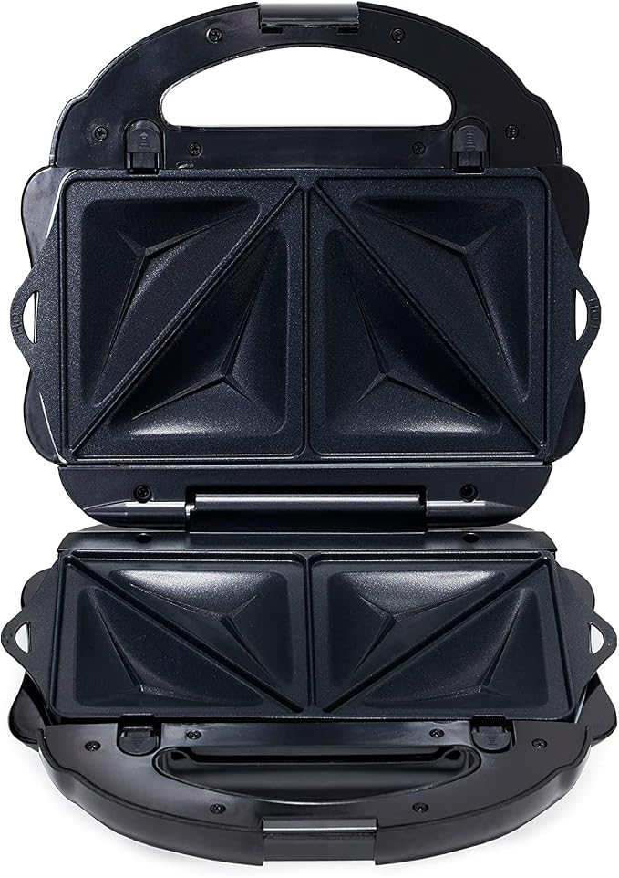 Amazon Basics Waffle, Sandwich Maker and Grill 3-in-1 Black, 700W