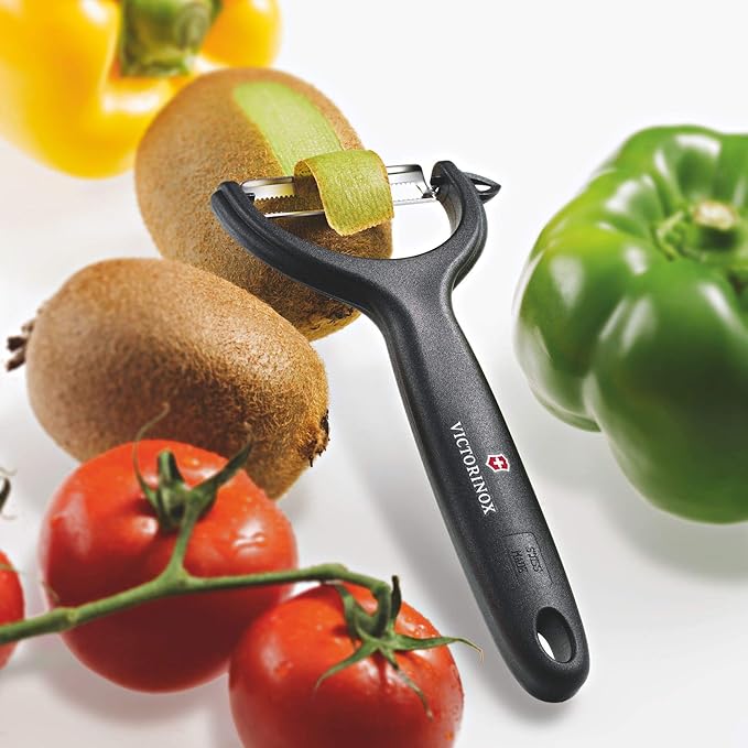 Victorinox VIC-7.6079 Specialty Knives & Tools Peelers Universal Micro-Serrated Black