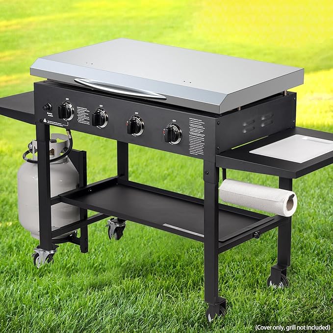 Stanbroil Hard Cover Hood for Blackstone 36" Griddle, Stainless Steel Hard Top Lid with Handle, Outdoor Griddle Hood for Blackstone 36 Inch and Other Similar Grills