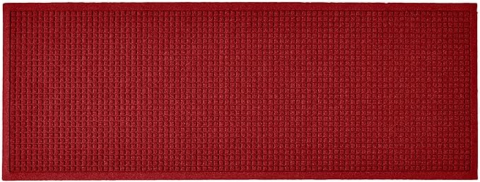 Hudson Exchange (22"x60", Red/Black) Waterhog Fashion Runner Floor Mat