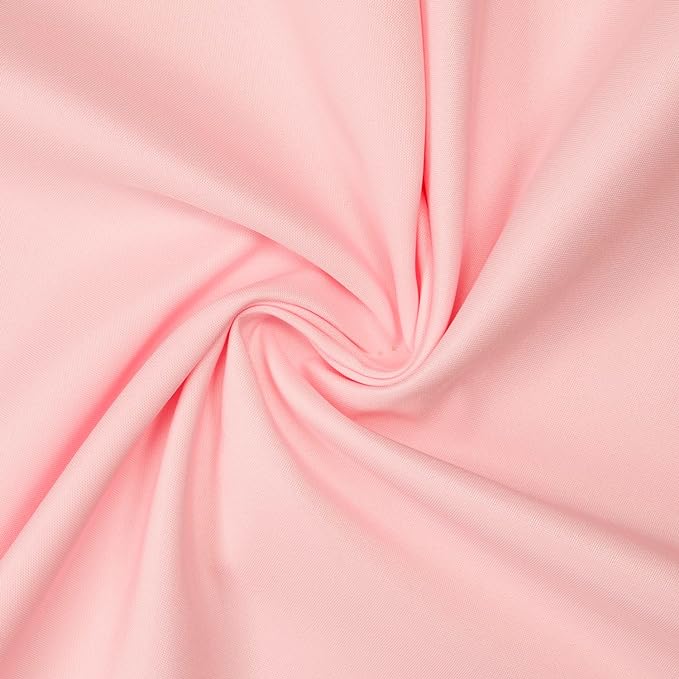Gee Di Moda Rectangle Tablecloth - 60 x 126 Inch Pink Table Cloth for 8 Foot Rectangle Tables - Heavy Duty Washable Fabric - for Holiday Party, Dinner, Weddings, Baby Shower & Events