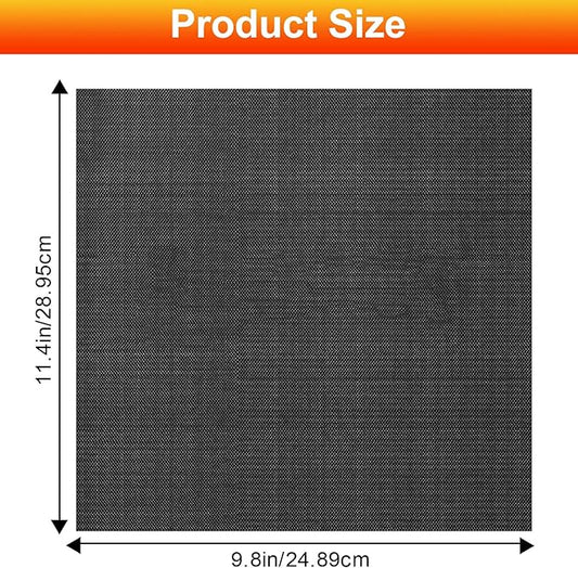 GWYSY 4 Packs Oven Liners for Bottom of Oven, 11.4"x9.8" Reusable Non-Stick Heat Resistant Toaster Liners Toaster Mat for Cuisinart TOA -28 TOA -26 AFR-25 Air Fryer Convection Oven